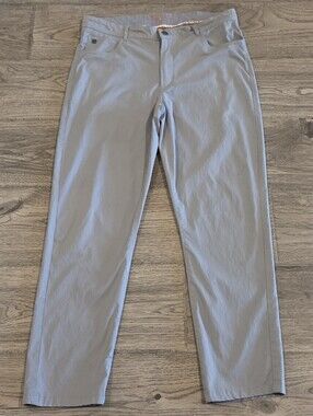 Southern Point Co. Benson 5-Pocket Performance Pants - Light Grey - Size 36x30